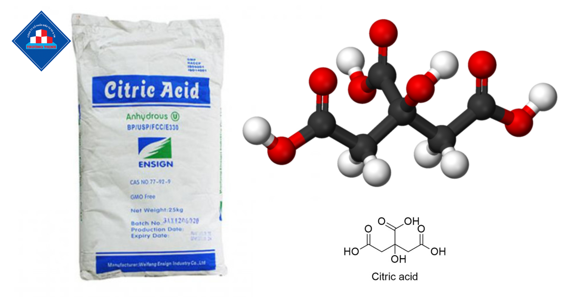 Citric Acid: Hợp Chất Quan Trọng Trong Thực Phẩm và Công Nghiệp