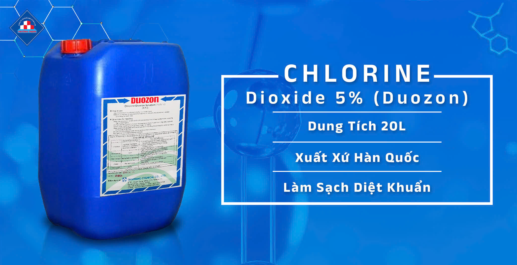 Địa chỉ cung cấp Chlorine Dioxide (Duozon) 5% uy tín