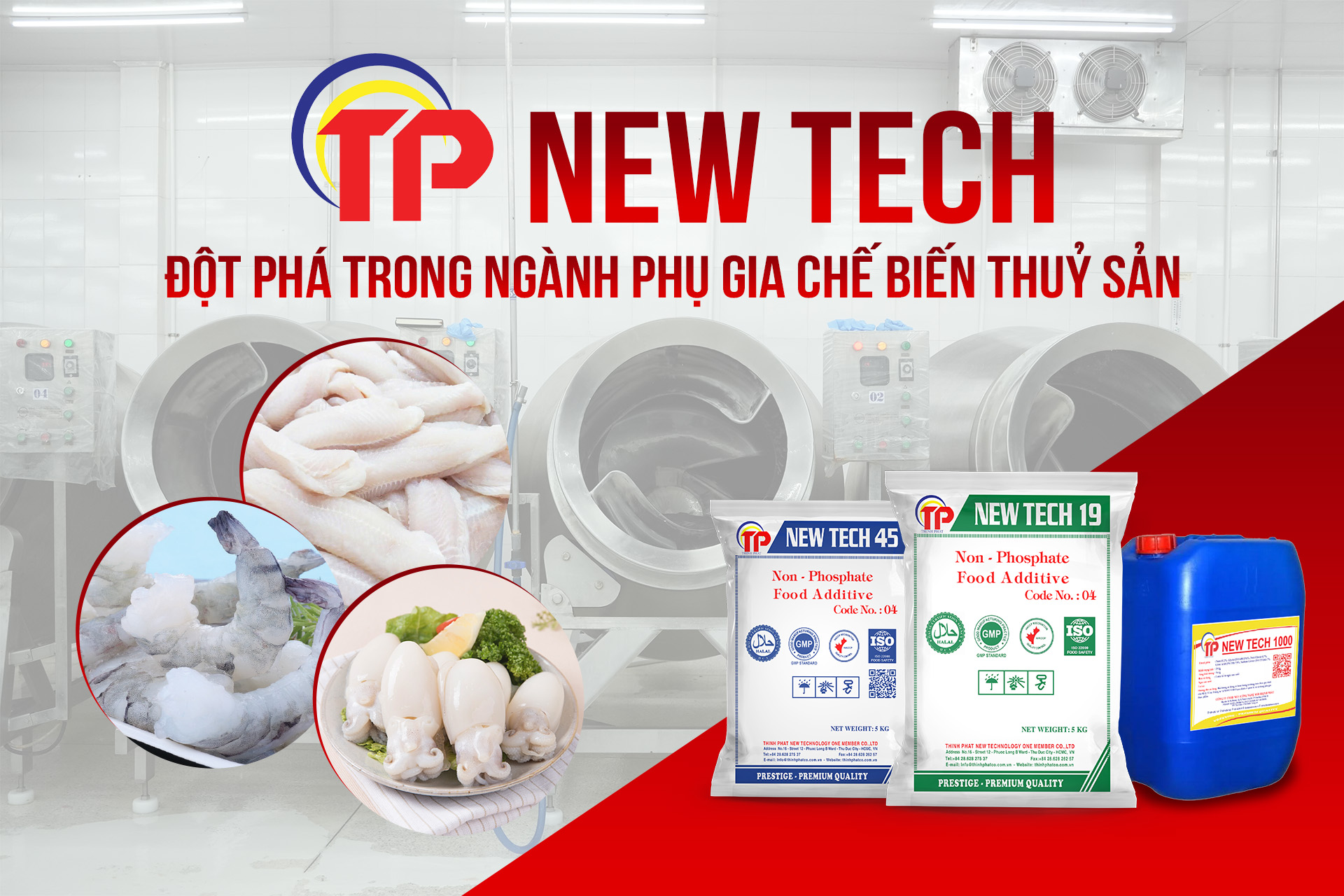 Đột Phá Trong Ngành Phụ Gia Chế Biến Thủy Sản: Giải Pháp New Tech Từ Thịnh Phát