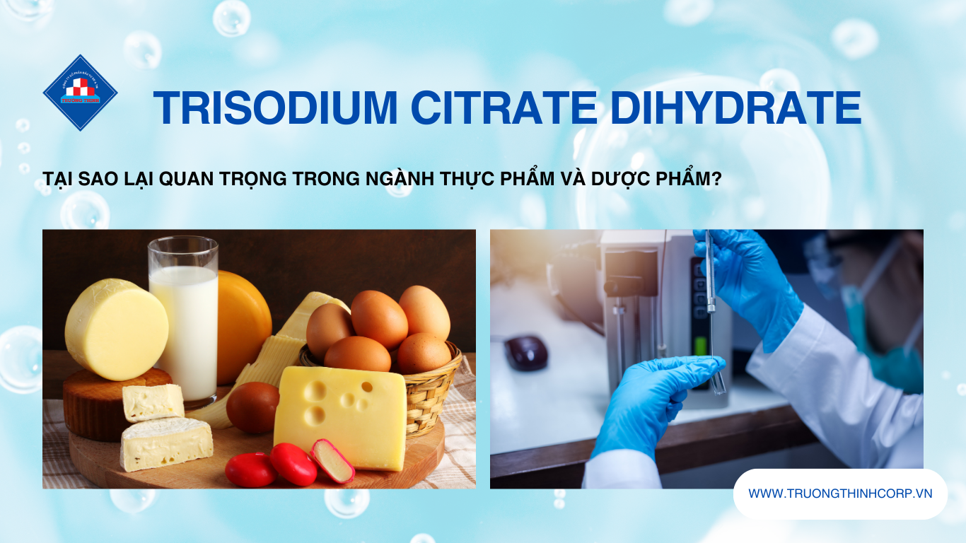 Tại Sao Trisodium Citrate Lại Quan Trọng Trong Ngành Thực Phẩm Và Dược Phẩm?