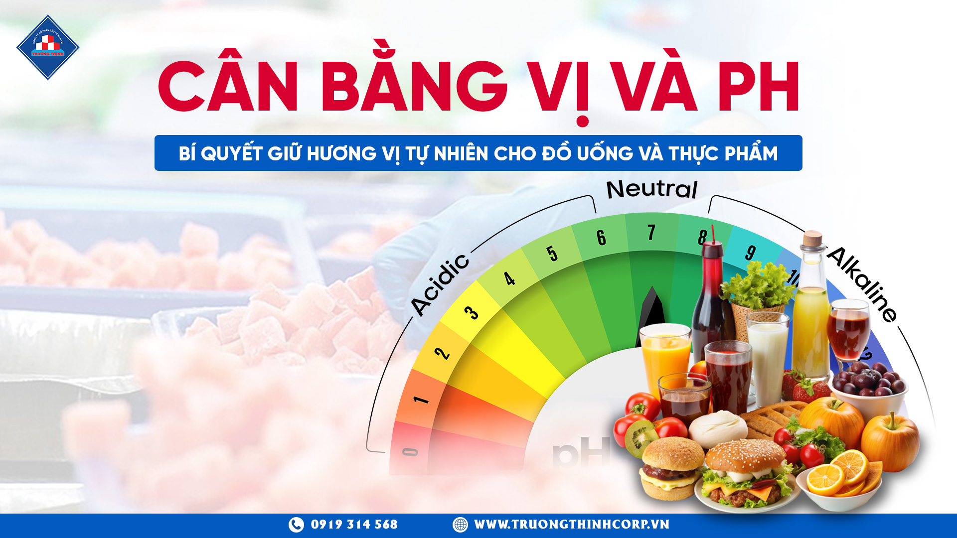 Cân bằng vị và pH - Bí quyết giữ hương vị tự nhiên cho đồ uống và thực phẩm