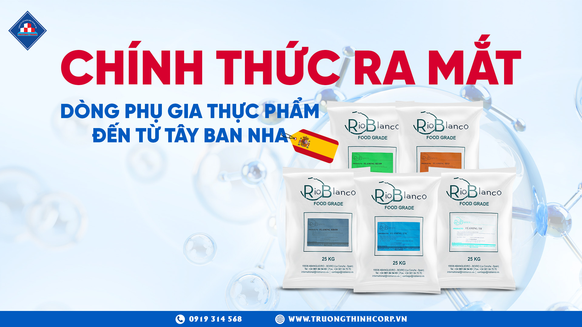 Trường Thịnh ra mắt dòng sản phẩm phụ gia mới chất lượng cao đến từ Tây Ban Nha