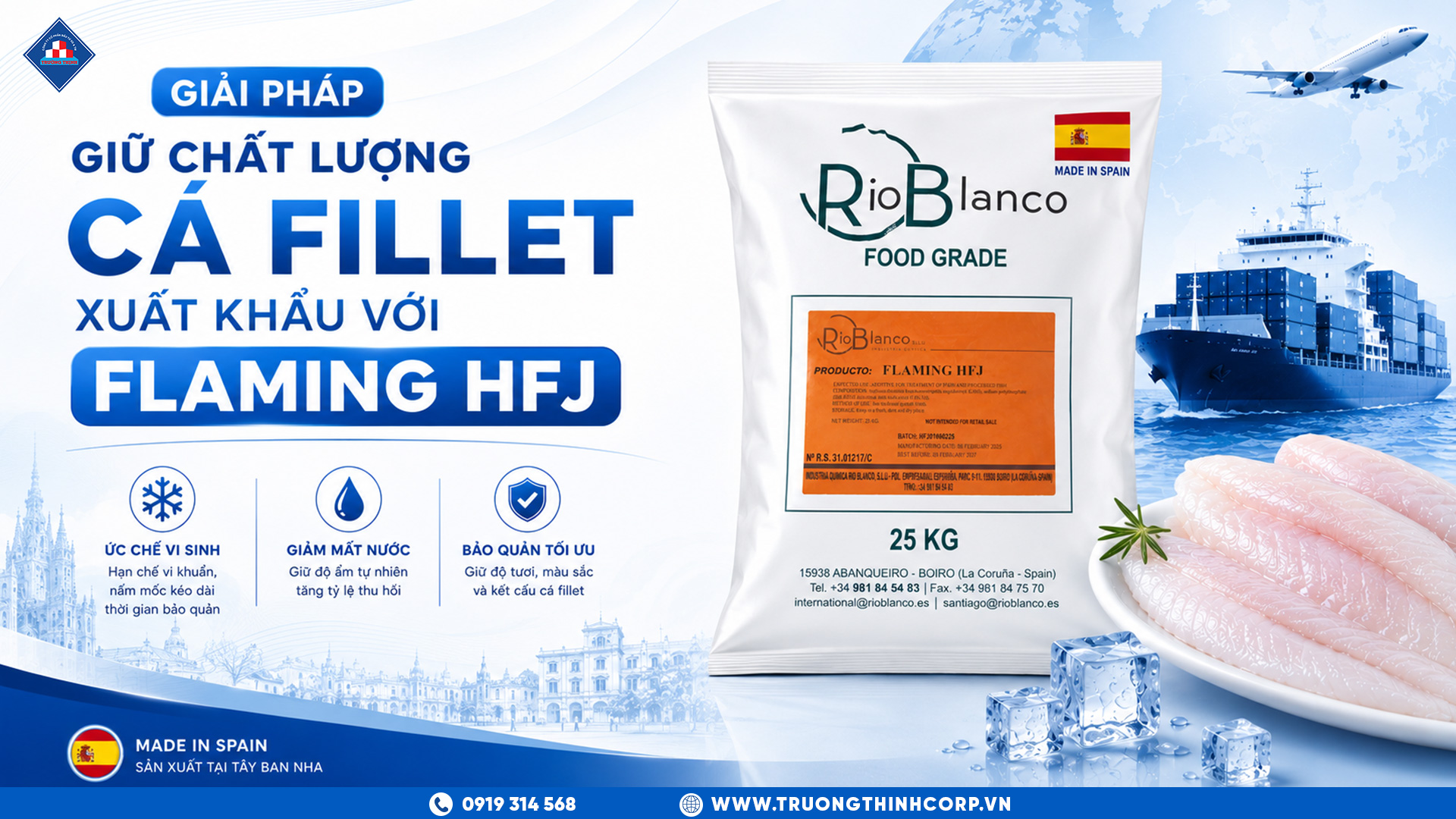 Giải Pháp Giữ Chất Lượng Cá Fillet Xuất Khẩu Với Flaming HFJ​