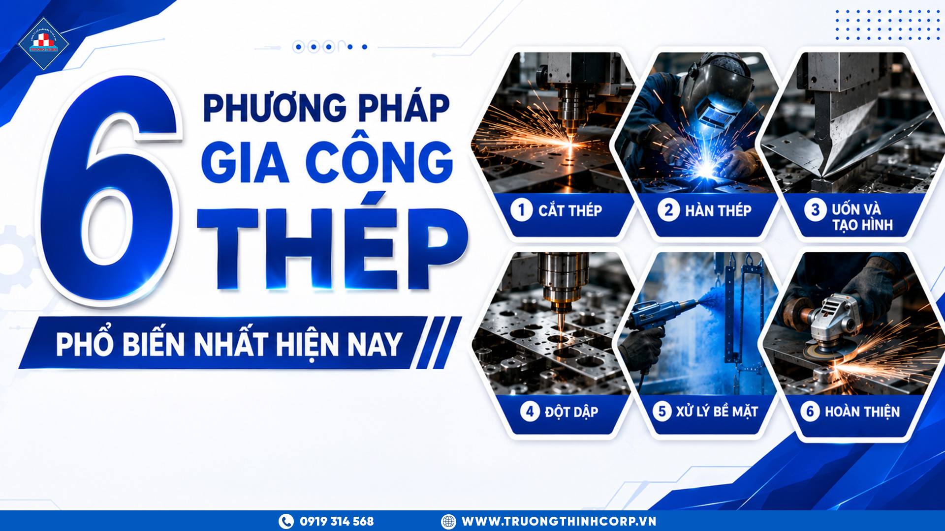 Tìm Hiểu 6 Phương Pháp Gia Công Thép Từ Cơ Bản Đến Hiện Đại