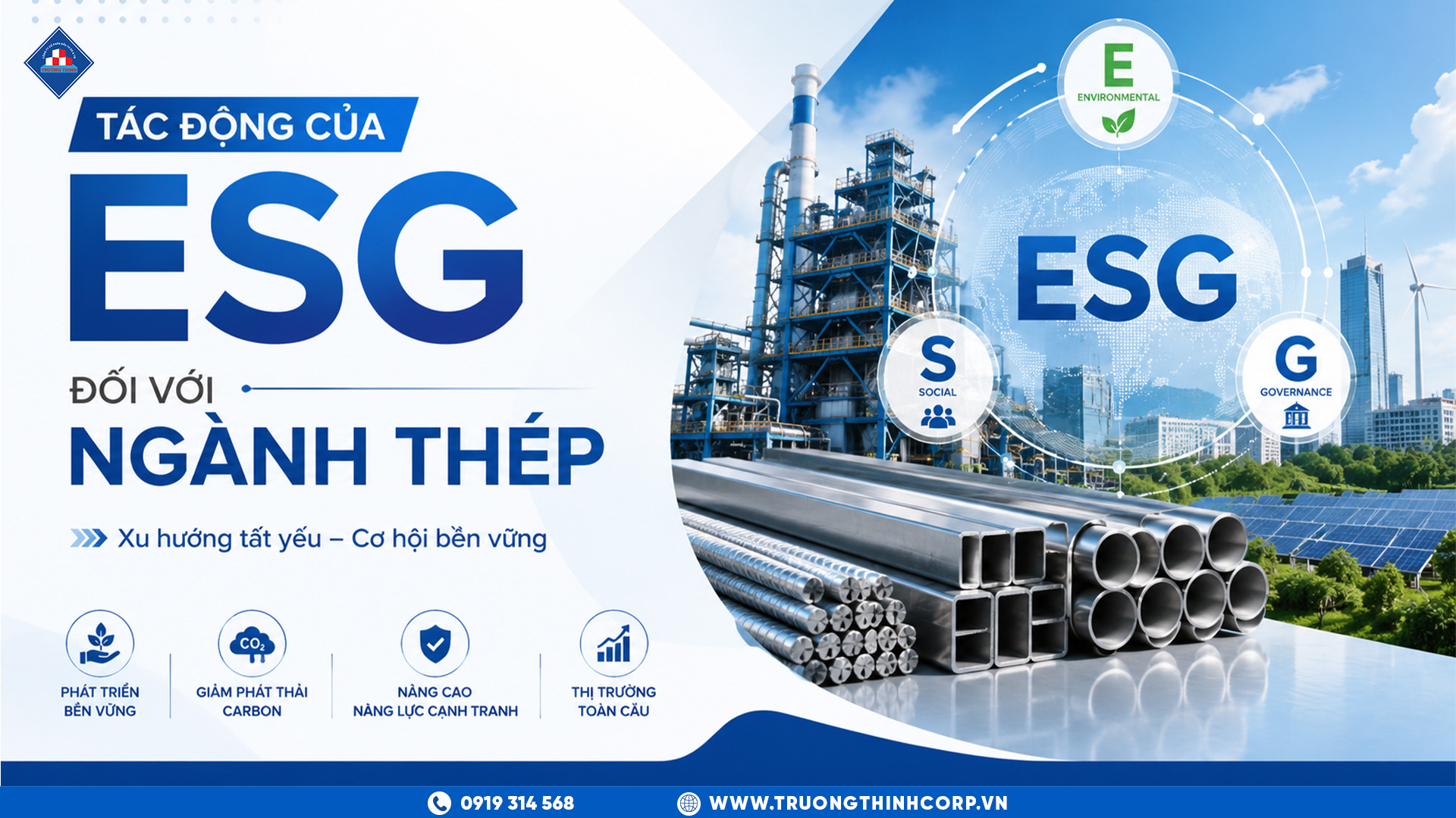 ESG Là Gì Và Vì Sao Nó Đang Thay Đổi Ngành Thép?