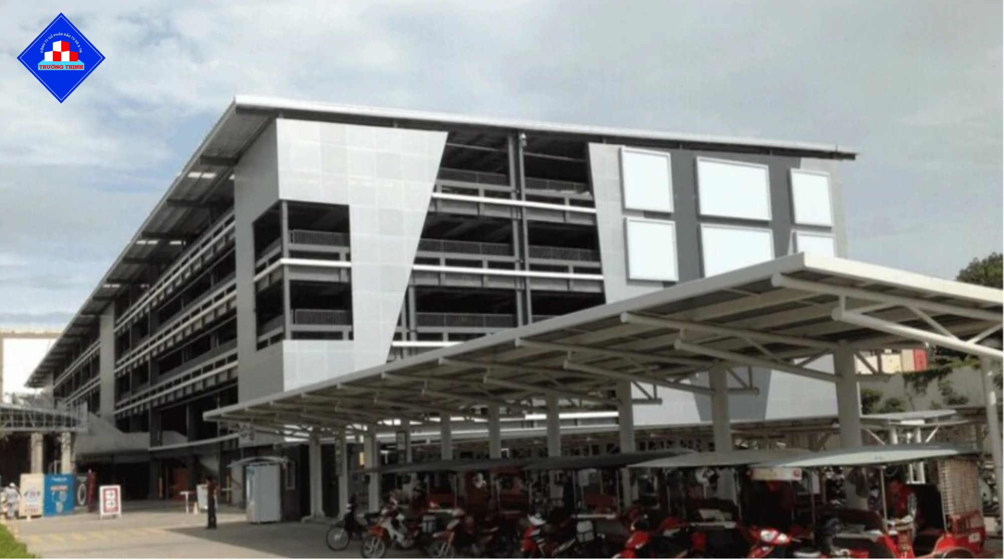 nhà tiền chế 3 tầng